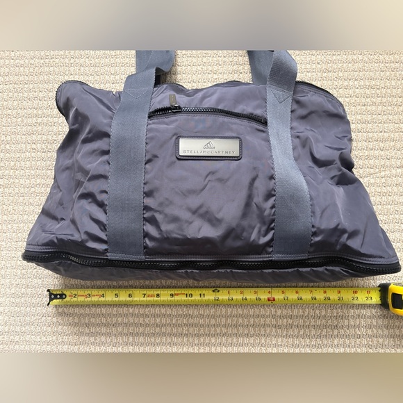 Adidas by Stella McCartney Black Duffle Yoga Gym Bag - Dark Grey - Picture 14 of 15